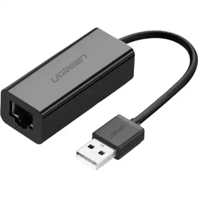 UGREEN CR110 Ethernet Adapter | USB 2.0 to RJ45 - Black