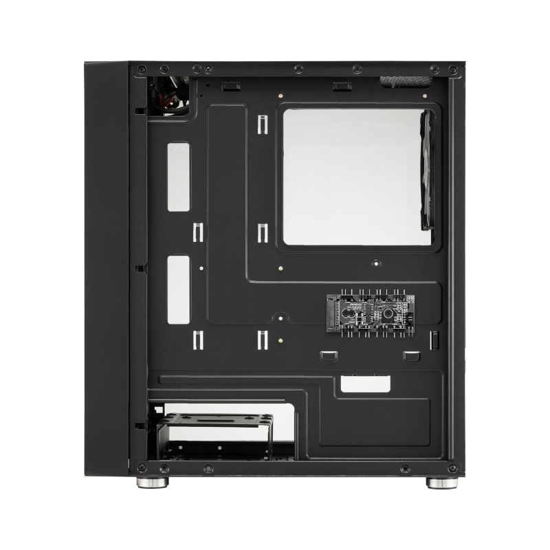FSP CST130A Micro-ATX Gaming Chassis - Black 4 FSP CST130A Micro-ATX Gaming Chassis - Black - Image 4