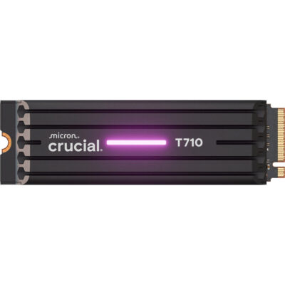 Crucial T710 1TB M.2 NVMe Gen5 NAND SSD with Heatsink
