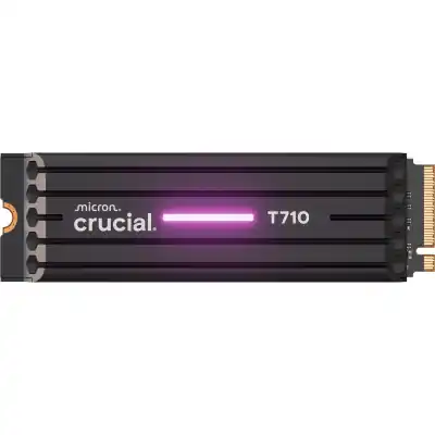 Crucial T710 1TB M.2 NVMe Gen5 NAND SSD with Heatsink