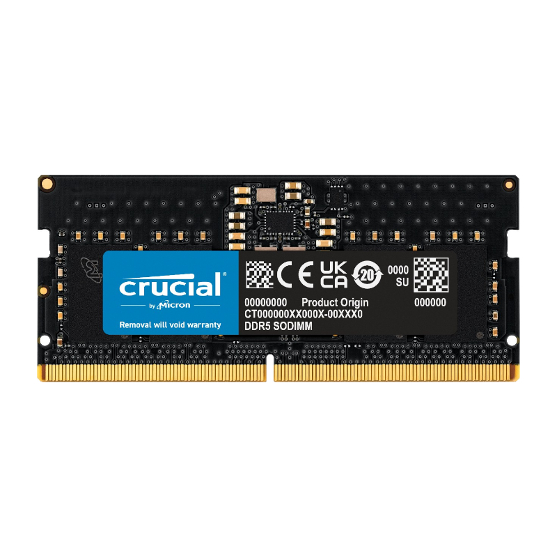 CT16G48C40S5_wr_01 Crucial 16GB 4800MHz DDR5 SODIMM Notebook Memory