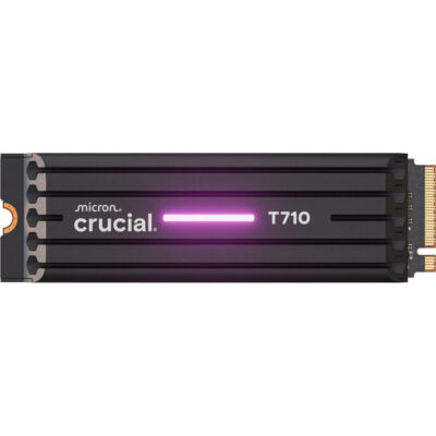 Crucial T710 2TB M.2 NVMe Gen5 NAND SSD with Heatsink
