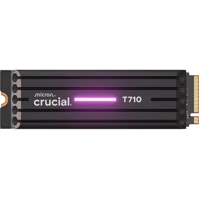 Crucial T710 2TB M.2 NVMe Gen5 NAND SSD with Heatsink