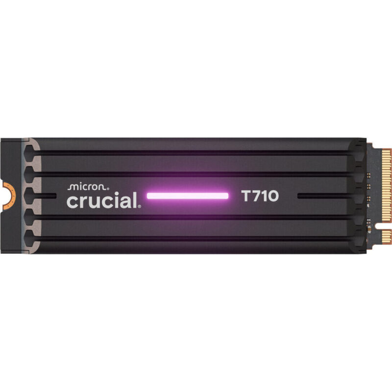 Crucial T710 2TB M.2 NVMe Gen5 NAND SSD with Heatsink