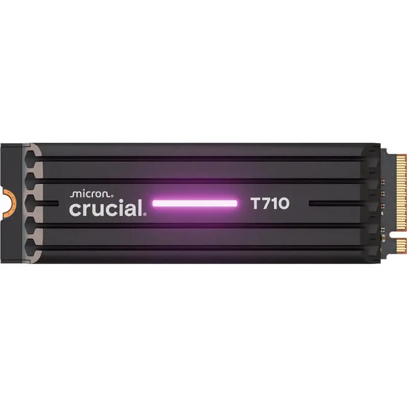 Crucial T710 2TB M.2 NVMe Gen5 NAND SSD with Heatsink