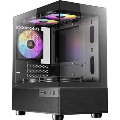 Antec CX200M Elite Micro-ATX | ITX RGB Mini-Tower Gaming Chassis - Black