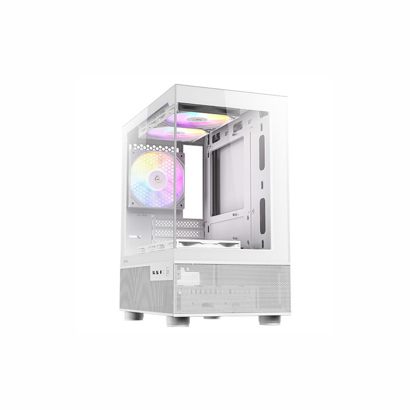 Antec CX200M Elite Micro-ATX | ITX RGB Mini-Tower Gaming Chassis - White 1 Antec CX200M Elite Micro-ATX | ITX RGB Mini-Tower Gaming Chassis - White