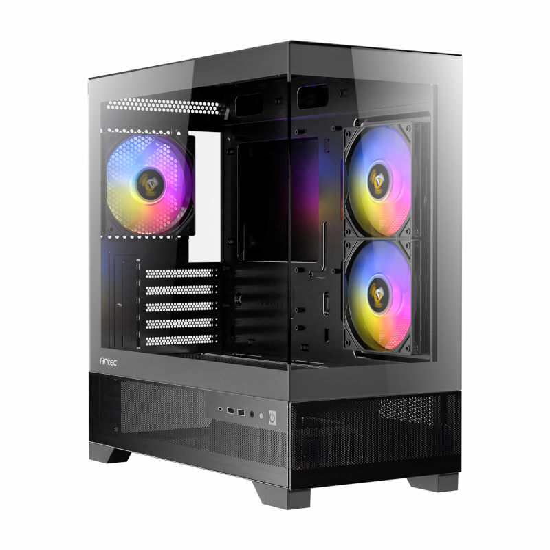 Antec CX500M Micro-ATX | ITX RGB Mini-Tower Gaming Chassis Type-C - Black 6 Antec CX500M Micro-ATX | ITX RGB Mini-Tower Gaming Chassis Type-C - Black - Image 6