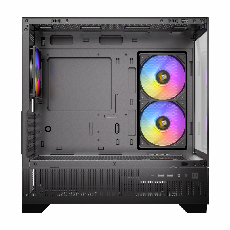 Antec CX500M Micro-ATX | ITX RGB Mini-Tower Gaming Chassis Type-C - Black 7 Antec CX500M Micro-ATX | ITX RGB Mini-Tower Gaming Chassis Type-C - Black - Image 7