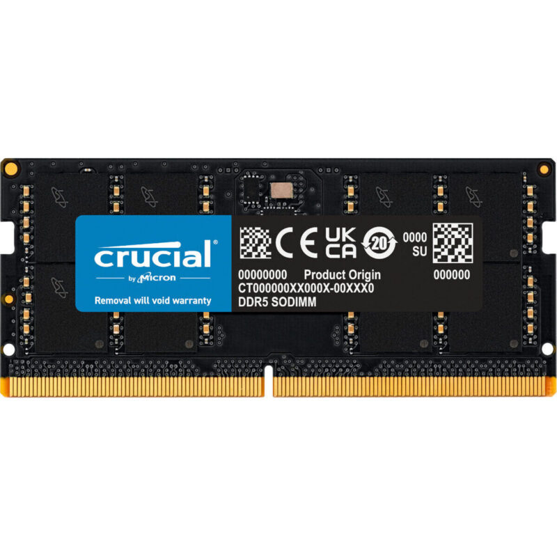 Crucial 64GB 5600MHz DDR5 SODIMM Notebook Memory