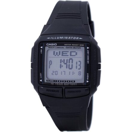 Casio Illuminator Multi-lingual Databank Dual Time Digital DB-36-1AV DB36-1AV Men's Watch