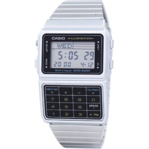 Casio Digital Stainless Steel Data Bank Multi-Lingual DBC-611-1DF DBC611-1DF Men's Watch