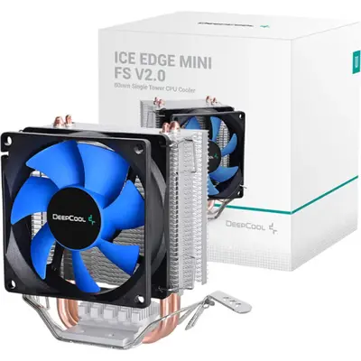 DeepCool Ice Edge Mini FS V2.0 80mm CPU Air Cooler - Blue