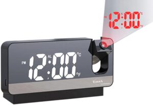 ELITE Sveglia LED con proiezione orario - LED alarm clock with time projection (DV-670) Unisex WATCHES
