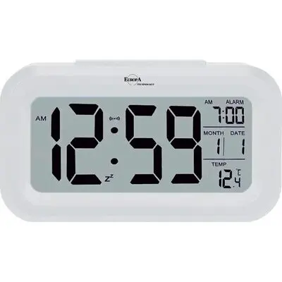 Elite Sveglia Digitale Con Luce Led Automatica (sensore Crepuscolare) - Bianco - Digital Alarm Clock With Automatic Led Light (twilight Sensor) - White (DV201_W) Unisex WATCHES