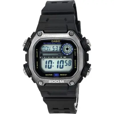Casio Digital Sports Resin Strap Quartz DW-291HX-1A DW291HX-1 200M Men's Watch
