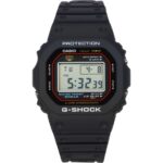 Casio G-Shock Digital Re-Creating The Original Design Of The First G-Shock Quartz DW-5000R-1A 200M Men's Watch