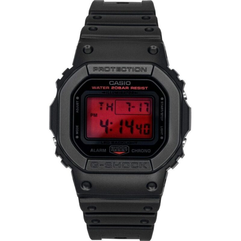 Casio Origin Digital Resin Strap Quartz DW-5600BBR-1 200M Men's Watch Casio Origin Digital Resin Strap Quartz DW-5600BBR-1 200M Men's Watch