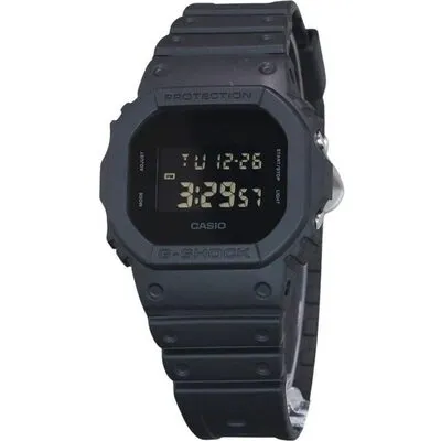 Casio G-Shock Digital Resin Strap Quartz DW-5600UBB-1 200M Men's Watch