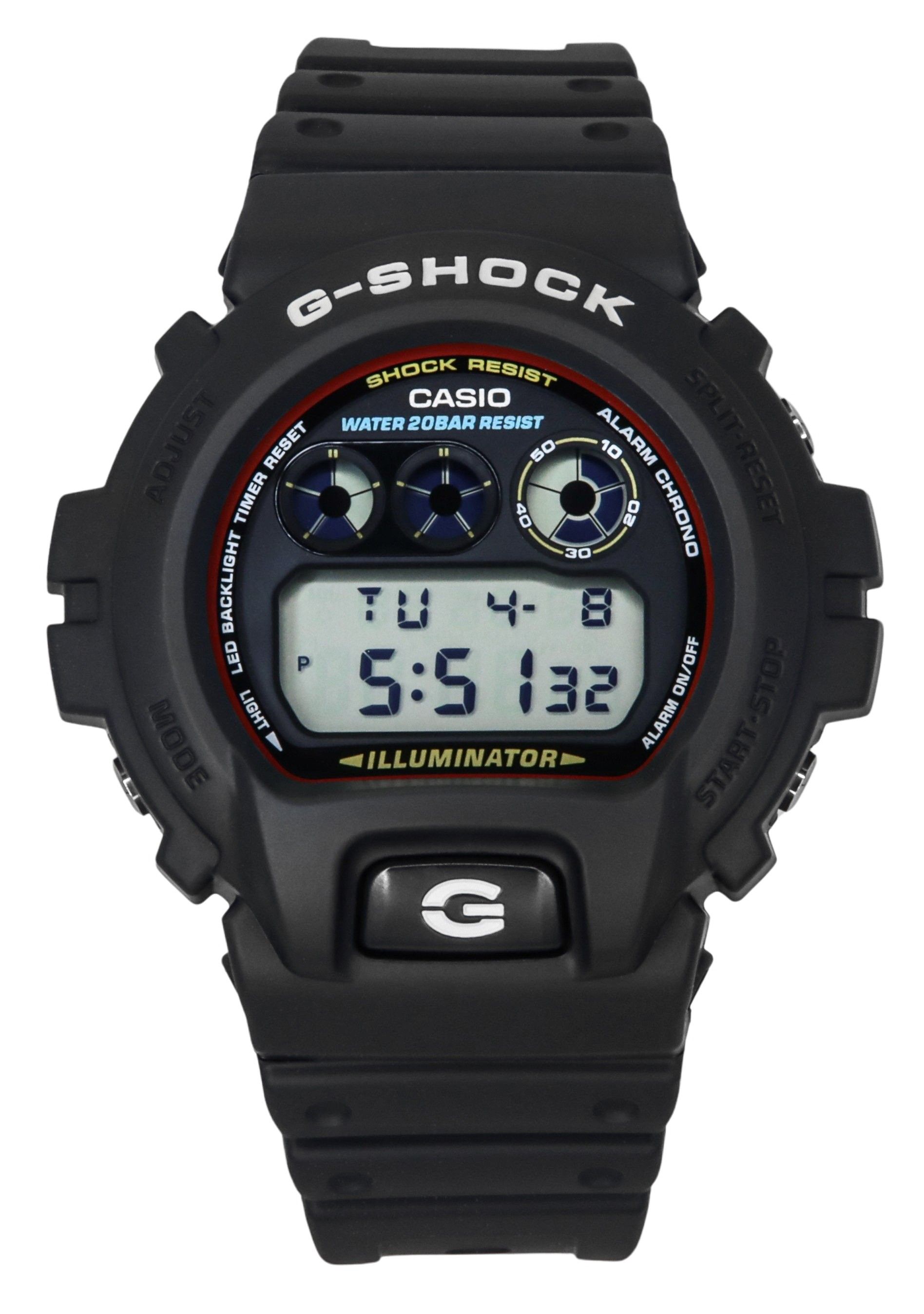 Casio G-Shock Digital Bio-Based Resin Quartz DW-6900RL-1 200M Men's Watch