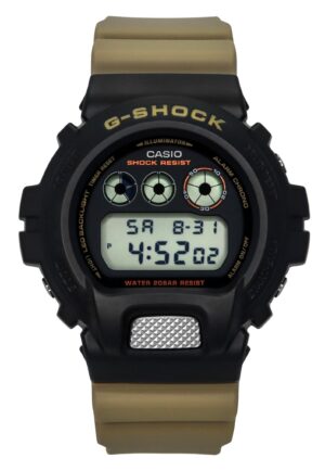 Casio G-Shock Digital Resin Strap Black Dial Quartz DW-6900TU-1A5 200M Men's Watch