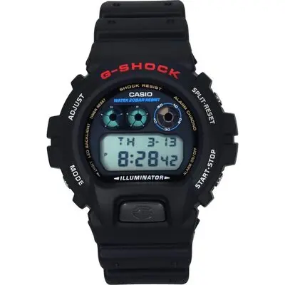 Casio G-Shock Digital Resin Strap Quartz DW-6900U-1 200M Men's Watch
