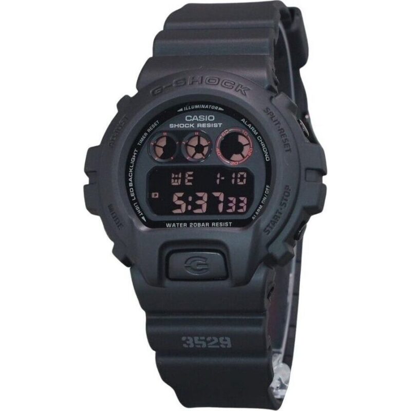 Casio G-Shock Digital Resin Strap Quartz DW-6900UMS-1 200M Men's Watch