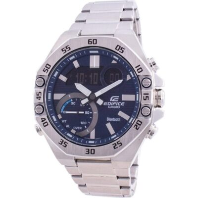 Casio Edifice World Time Mobile Link ECB-10D-2A ECB10D-2 100M Men's Watch