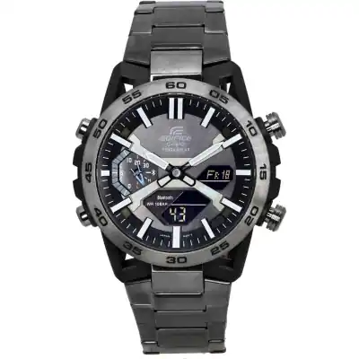 Casio Edifice Sospensione Analog Digital Solar ECB-2000DC-1A ECB2000DC-1 100m Men's Watch