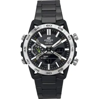 Casio Edifice Sospensione Analog Digital Smartphone Link Tough Solar ECB-2000DD-1A 100M Men's Watch