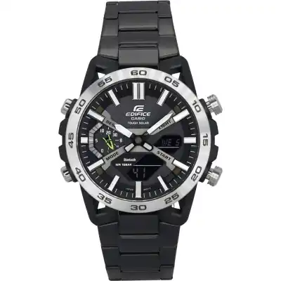 Casio Edifice Sospensione Analog Digital Smartphone Link Tough Solar ECB-2000DD-1A 100M Men's Watch