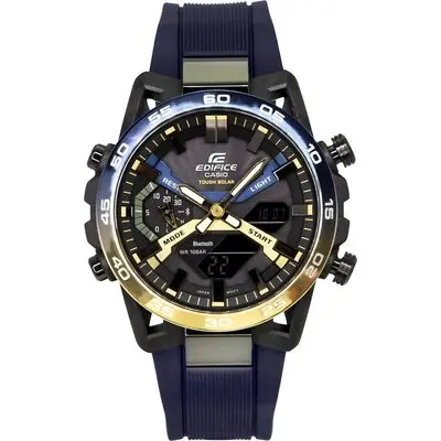 Casio Edifice Sospensione Nighttime Drive Analog Digital Smartphone Link Tough Solar ECB-2000NP-1A 100M Men's Watch