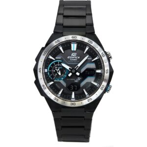 Casio Edifice Windflow Analog Digital Smartphone Link Black Dial Solar ECB-2200DD-1A 100M Men's Watch