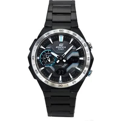 Casio Edifice Windflow Analog Digital Smartphone Link Black Dial Solar ECB-2200DD-1A 100M Men's Watch