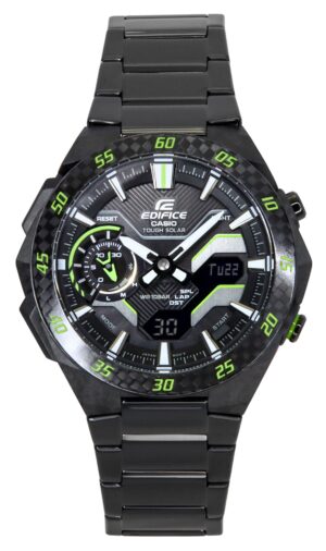 Casio Edifice Windflow Analog Digital Smartphone Link Black Dial Tough Solar ECB-2200RC-1A3 100M Men's Watch