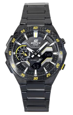 Casio Edifice Windflow Analog Digital Smartphone Link Black Dial Tough Solar ECB-2200RC-1A9 100M Men's Watch