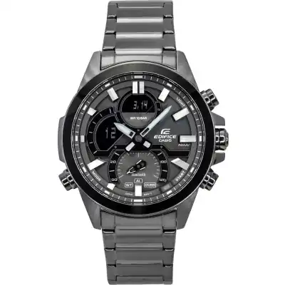 Casio Edifice Smartphone Link Model Bluetooth Analog Digital Grey Dial Quartz ECB-30DC-1B 100M Men's Watch