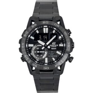 Casio Edifice Sospensione Smartphone Link Bluetooth Analog Digital Black Dial Quartz ECB-40BK-1A 100 Men's Watch