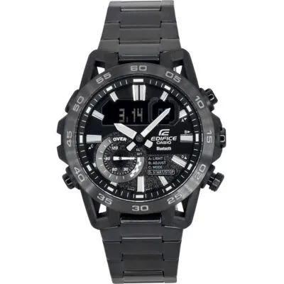 Casio Edifice Sospensione Smartphone Link Bluetooth Analog Digital Black Dial Quartz ECB-40BK-1A 100 Men's Watch