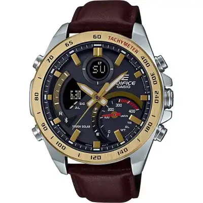 Casio Edifice Smartphone Link Chronograph Analog Digital Tough Solar ECB-900GL-1A ECB900GL-1 100M Men's Watch