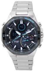 Casio Edifice Mobile Link Analog Digital Grey Dial Solar ECB-950DB-1A 100M Men's Watch