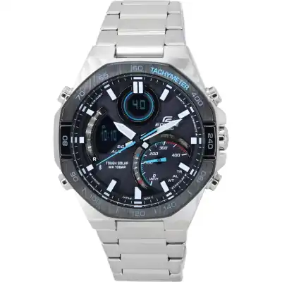 Casio Edifice Mobile Link Analog Digital Grey Dial Solar ECB-950DB-1A 100M Men's Watch