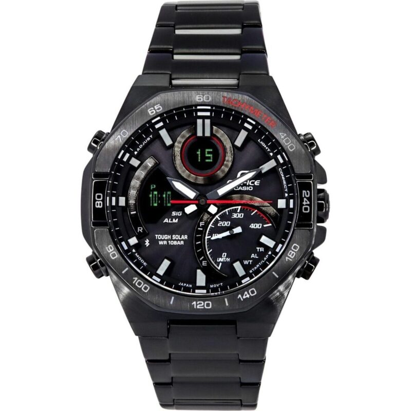 Casio Edifice Analog Digital Mobile Link Black Dial Tough Solar ECB-950DC-1A 100M Men's Watch Casio Edifice Analog Digital Mobile Link Black Dial Tough Solar ECB-950DC-1A 100M Men's Watch
