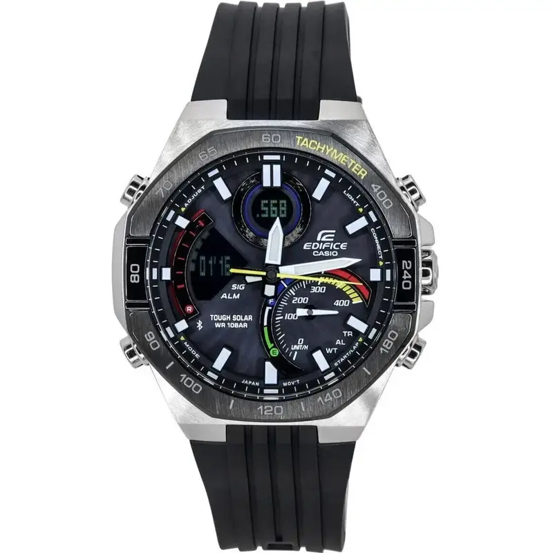 Casio Edifice Analog Digital Mobile link Black Dial Tough Solar ECB-950MP-1A 100M Men's Watch