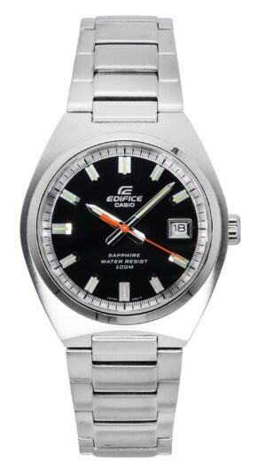 Casio Edifice Analog Stainless Steel Black Dial Quartz EFB-109D-1AV 100M Men's Watch