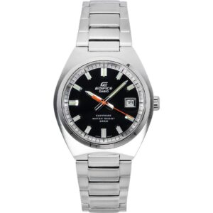 Casio Edifice Analog Stainless Steel Black Dial Quartz EFB-109D-1AV 100M Men's Watch