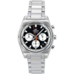Casio Edifice Analog Chronograph Stainless Steel Black Dial Quartz EFB-730D-1AV 100M Men's Watch