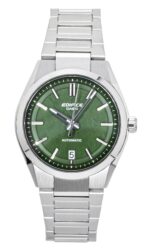 Casio Edifice Analog Stainless Steel Forged Carbon Green Dial Automatic EFK-100D-3A 100M Men's Watch