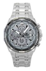 Casio Edifice Standard Chronograph Analog Stainless steel Grey Dial Quartz EFR-539DE-8AV 100M Men's Watch