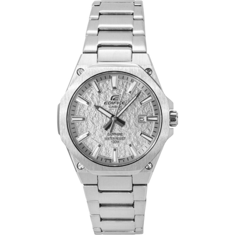 Casio Edifice Analog Stainless Steel Silver Dial Quartz EFR-S108DE-8AV 100M Men's Watch Casio Edifice Analog Stainless Steel Silver Dial Quartz EFR-S108DE-8AV 100M Men's Watch